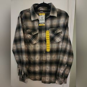 Hurley Ultra Soft Brushed Fabric Medium Long Sleeve Iguana Aztec Print